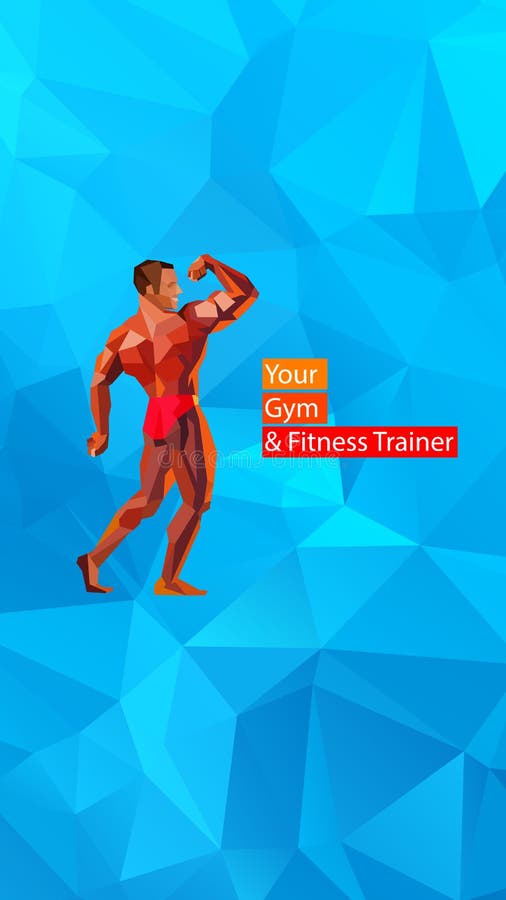 Gefärbt Aufstellung des Bodybuilders, Schattenbild Auch im corel abgehobenen Betrag stock abbildung Gefärbt Aufstellung des Bodybuilders, Schattenbild Auch im corel abgehobenen Betrag stock abbildung