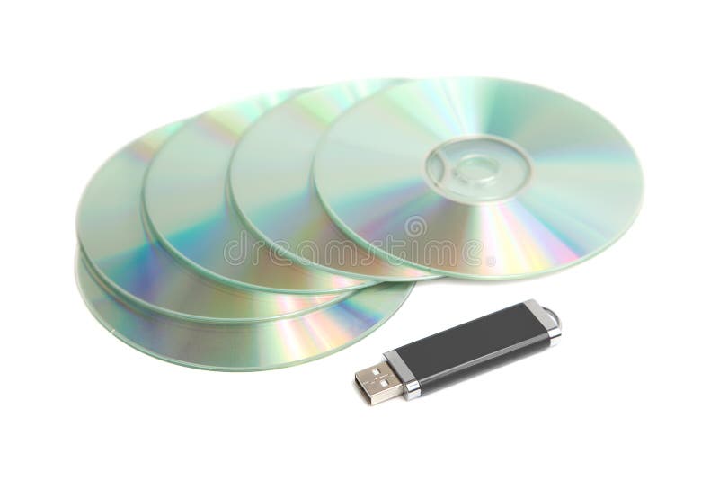 CD ROM and USB memory stick. CD ROM and USB memory stick