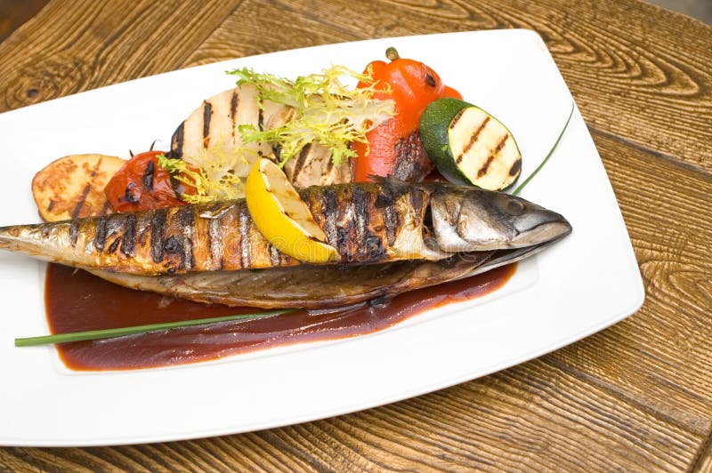 Gegrillte Fische lizenzfreie stockfotografie