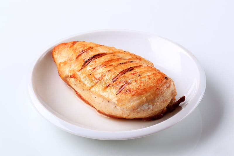 Gegrillte Truthahnbrust stockbilder