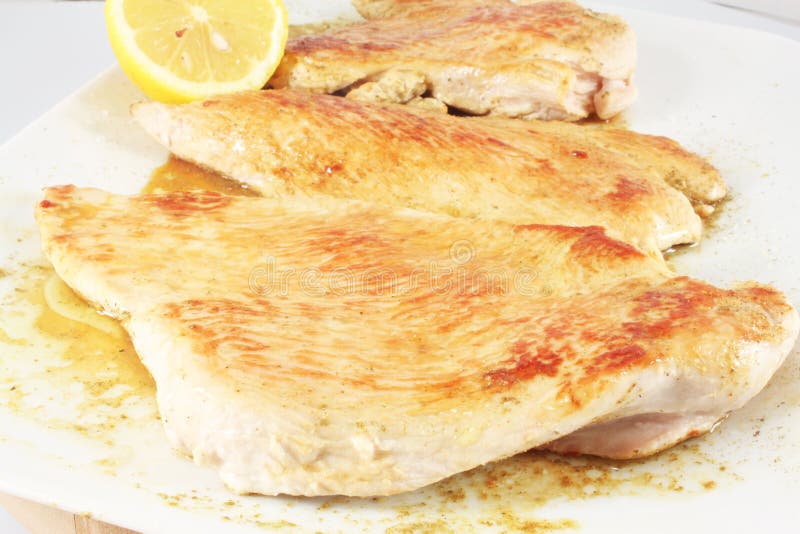 Gegrillte Truthahnbrust lizenzfreie stockfotografie