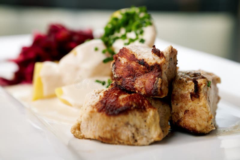 Gegrillter Truthahn stockbilder