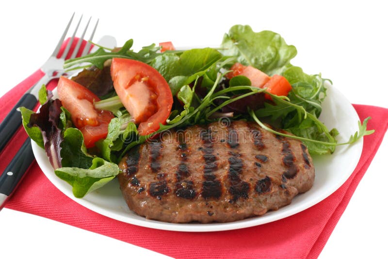 Gegrillter Truthahnhamburger lizenzfreies stockbild