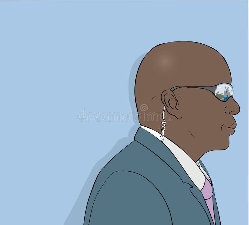 Geheimagent vektor abbildung. Illustration von portier 44834718