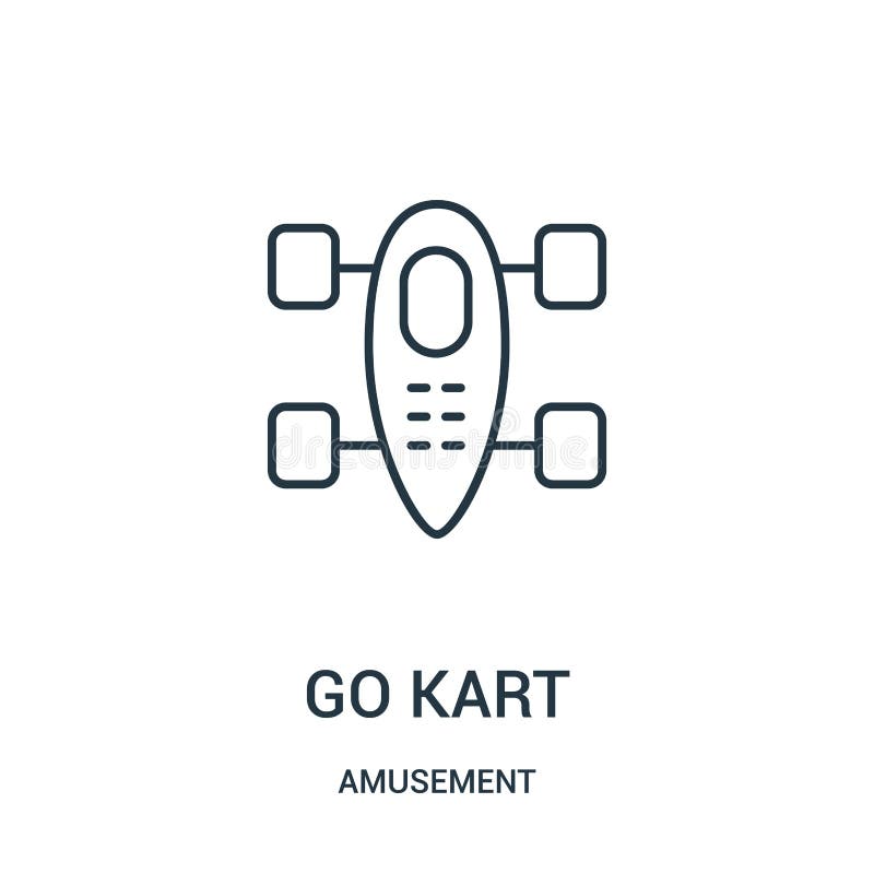 gehen kart Ikonenvektor von der Unterhaltungssammlung D?nne Linie gehen kart Entwurfsikonen-Vektorillustration stock abbildung gehen kart Ikonenvektor von der Unterhaltungssammlung D?nne Linie gehen kart Entwurfsikonen-Vektorillustration stock abbildung