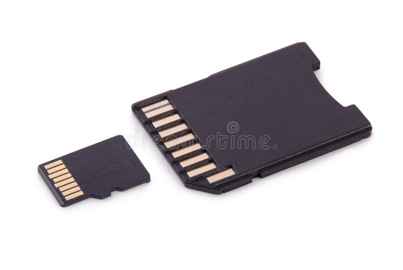 An SD and micro SD Memory card to use when taking pictures on your digital camera. These two secure digital compact flash memory sticks are isolated on a white background. Clipping path inside. An SD and micro SD Memory card to use when taking pictures on your digital camera. These two secure digital compact flash memory sticks are isolated on a white background. Clipping path inside.