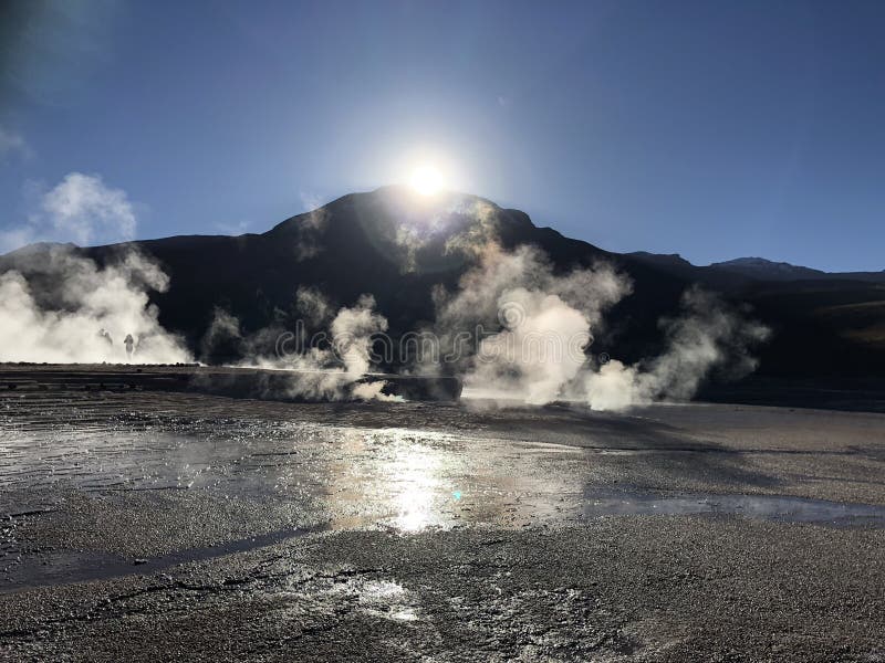 Gejzer Tatio, Atacama, Chile zdjęcie royalty free Gejzer Tatio, Atacama, Chile zdjęcie royalty free