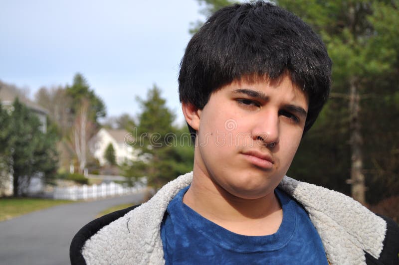 Opstandige Tiener royalty-vrije stock afbeeldingen