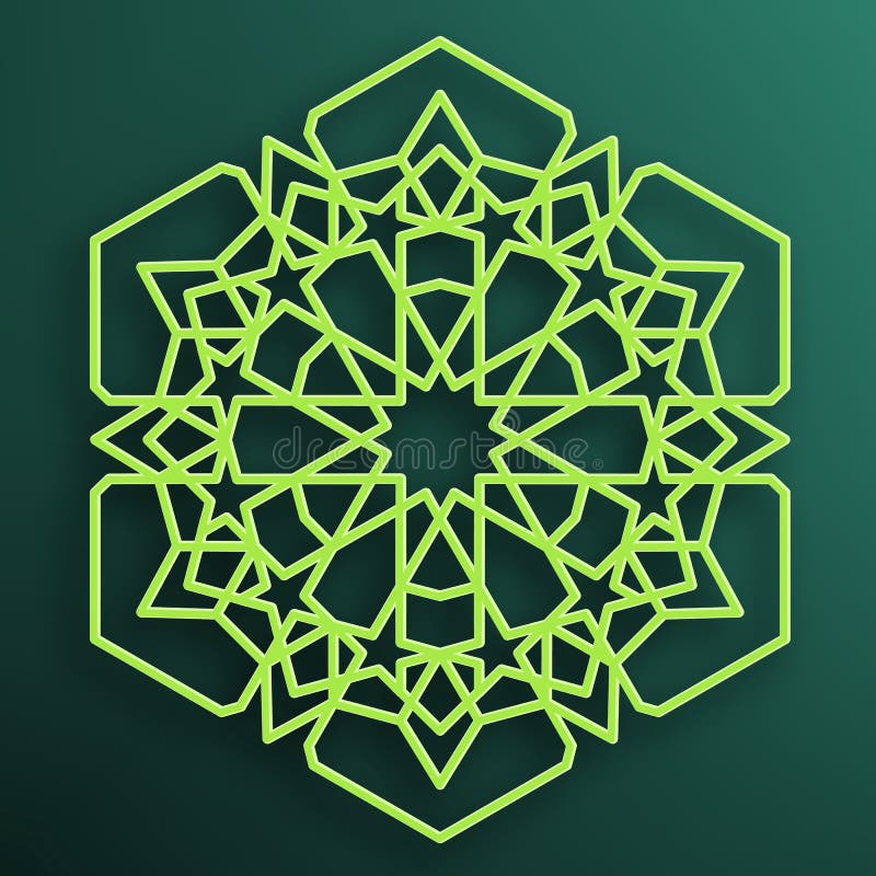 Gekleurd Arabisch ornament op een donkere achtergrond Keltische Dwars Naadloze Achtergrond - Oostelijk Islamitisch hexagonaal kad royalty-vrije illustratie Gekleurd Arabisch ornament op een donkere achtergrond Keltische Dwars Naadloze Achtergrond - Oostelijk Islamitisch hexagonaal kad royalty-vrije illustratie