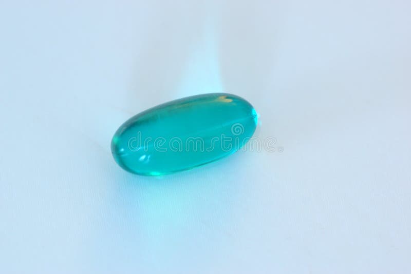 Blue gel capsule stock photo. Image of medication, capsule 38890282