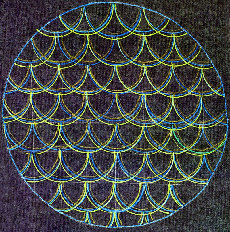 Circular Curved Line Pattern Stock Image - Image of curves, interlaced