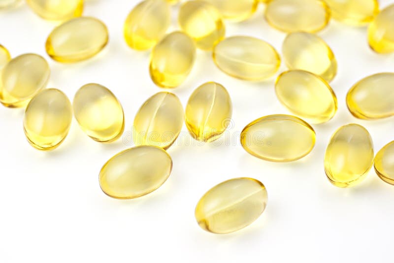 Gel Vitamin Supplement Capsules. Stock Image Image of routine, body