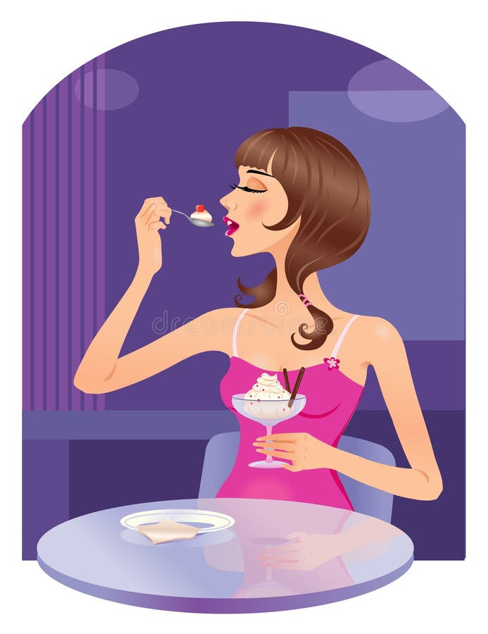 Gelado ilustração do vetor