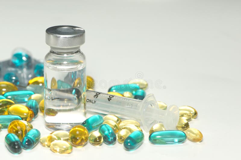 Gelatin Capsules stock image. Image of healthy, injection 48508271