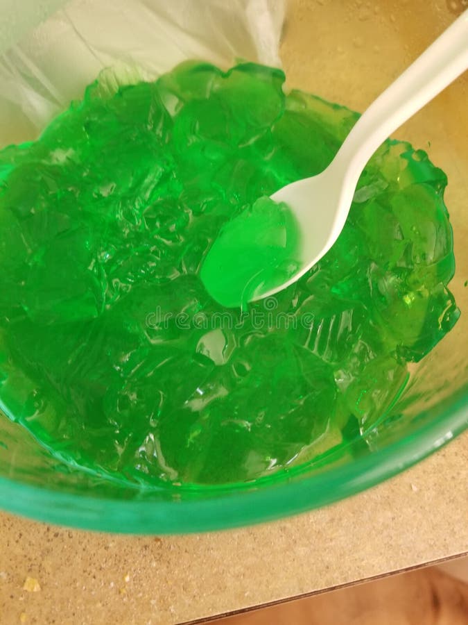 Dibujo Gelatina Verde canvasily