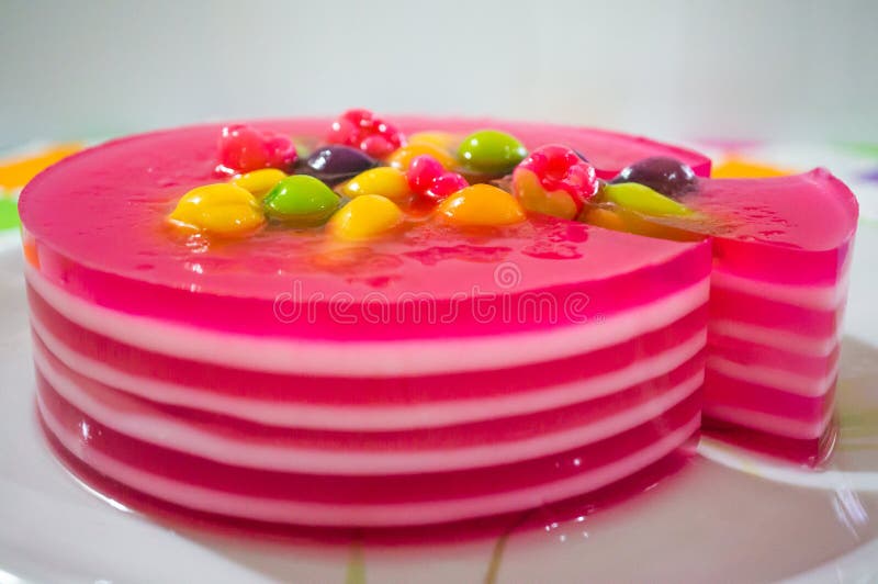 Gelatine Cake stock photo. Image of sweet, food, fruit 28640796
