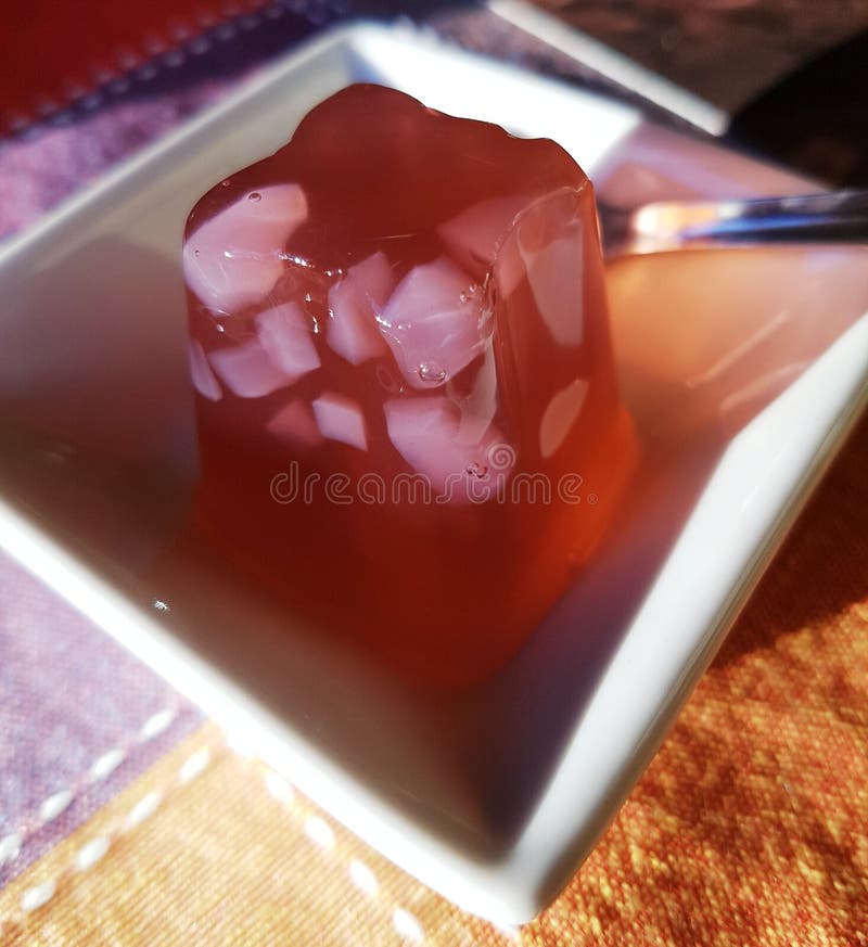 Gelatine pudding stock photo. Image of smooth, pudding 192505582