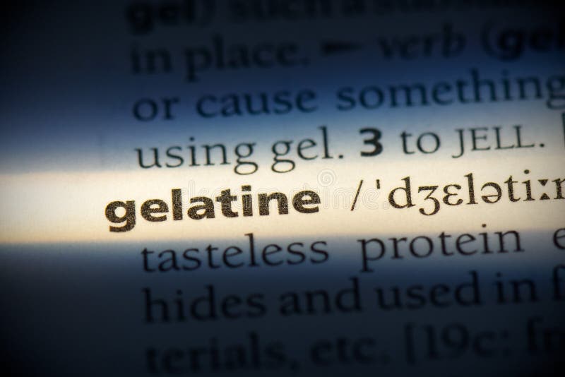 Gelatine stock photo. Image of dictionary, paper, meaning 161577814