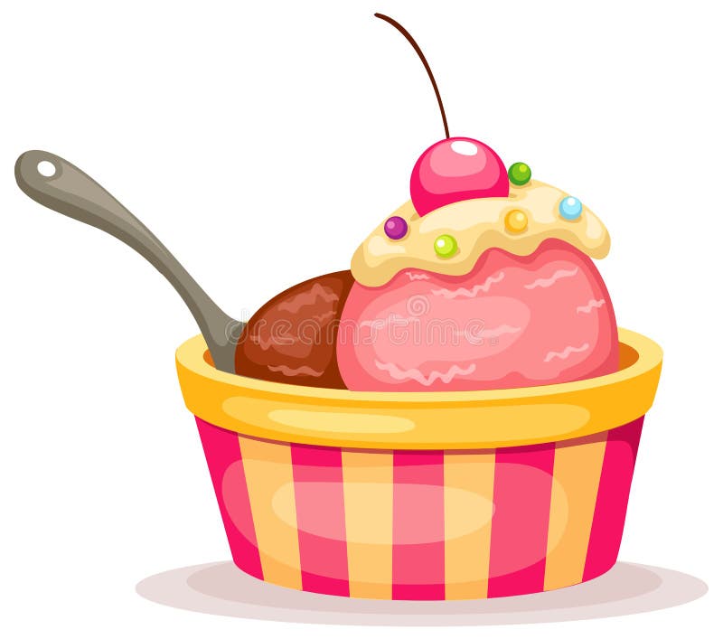 Gelato illustrazione di stock
