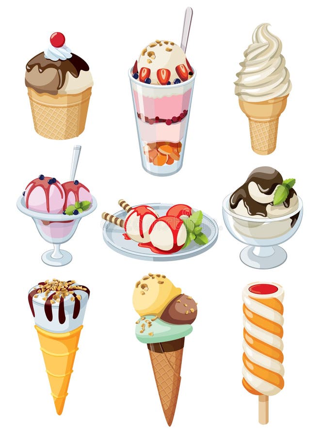 Gelato illustrazione vettoriale