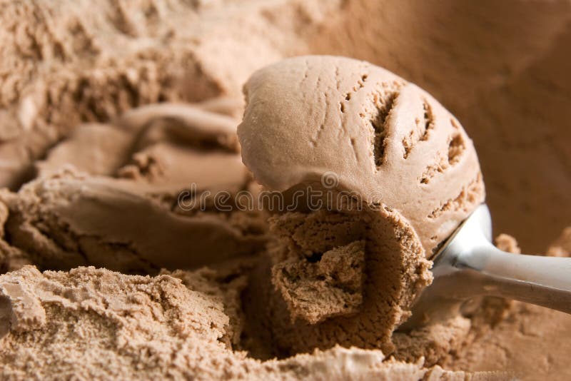 Gelato del cioccolato fotografia stock libera da diritti Gelato del cioccolato fotografia stock libera da diritti