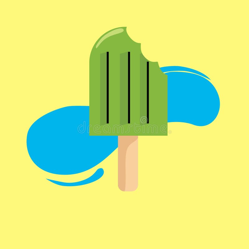 Gelato fresco di vettore per il modello di ora legale illustrazione di stock Gelato fresco di vettore per il modello di ora legale illustrazione di stock