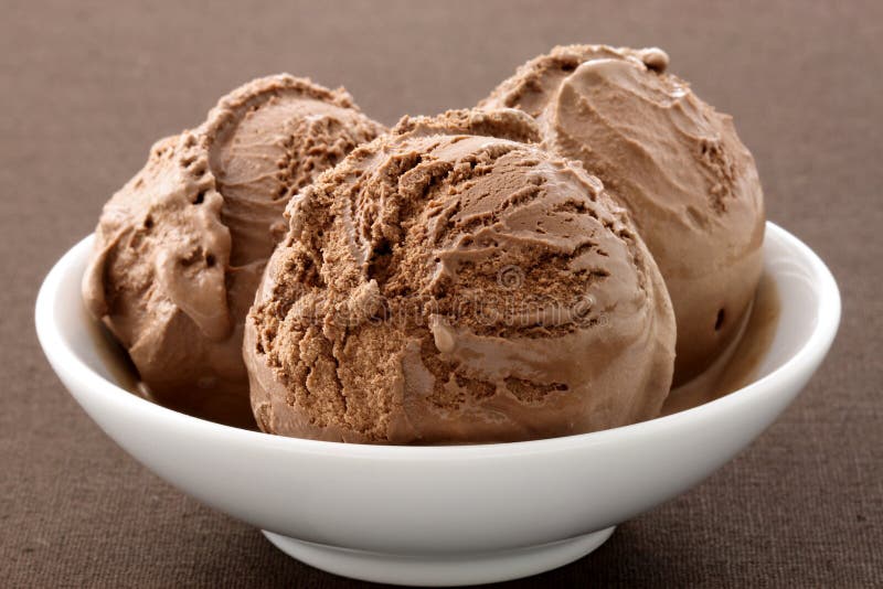 Gelato gastronomico squisito del cioccolato, fotografia stock Gelato gastronomico squisito del cioccolato, fotografia stock
