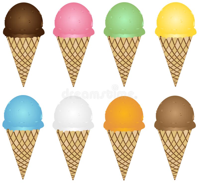 Gelato Mixed illustrazione di stock
