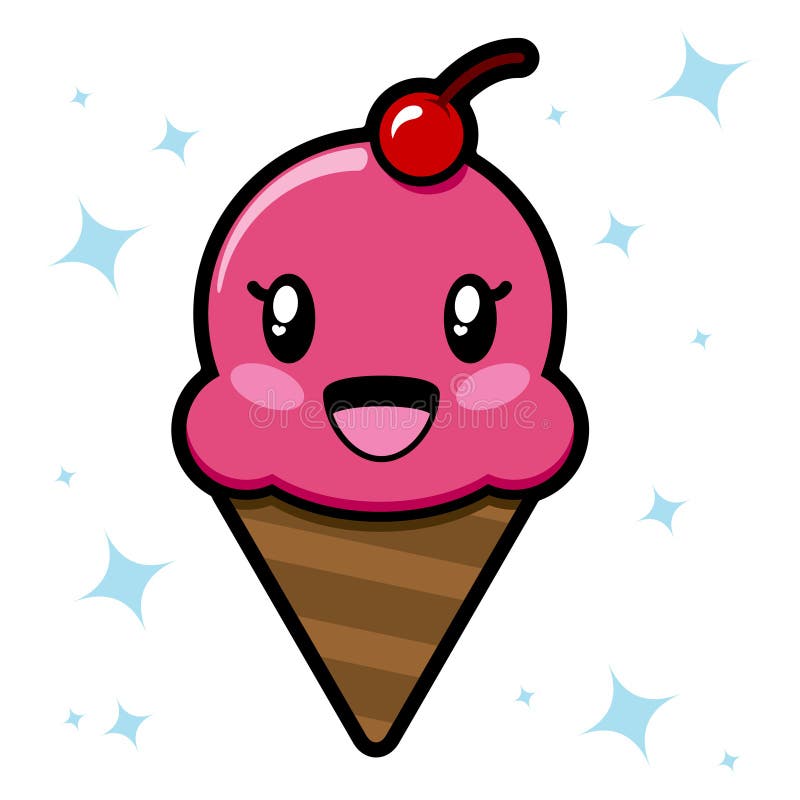 Gelato sveglio illustrazione di stock Gelato sveglio illustrazione di stock