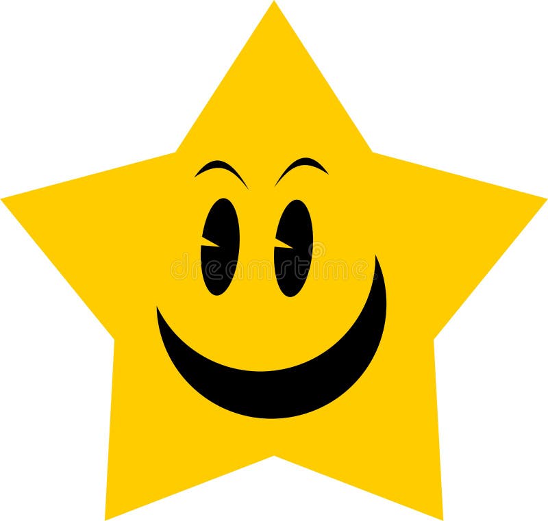 Gelber Stern vektor abbildung. Illustration von löffel - 11769157