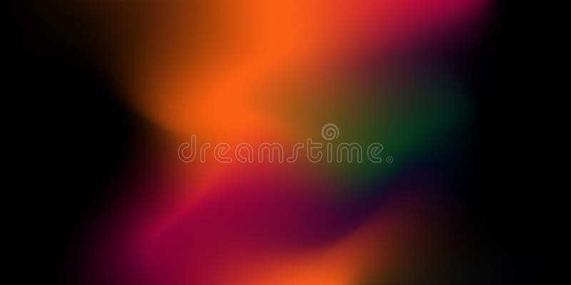 Gelbviolett orange grün rosa Farbverlauf abstrakter dunkelgrainer Textur Hintergrund stock abbildung