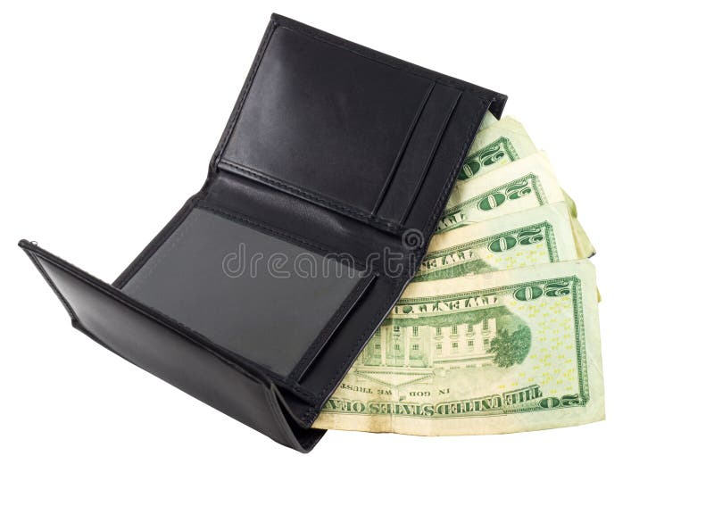 Geld in der Mappe stockbild Geld in der Mappe stockbild