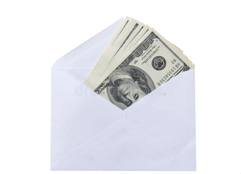 Geld im Umschlag stockfoto Geld im Umschlag stockfoto