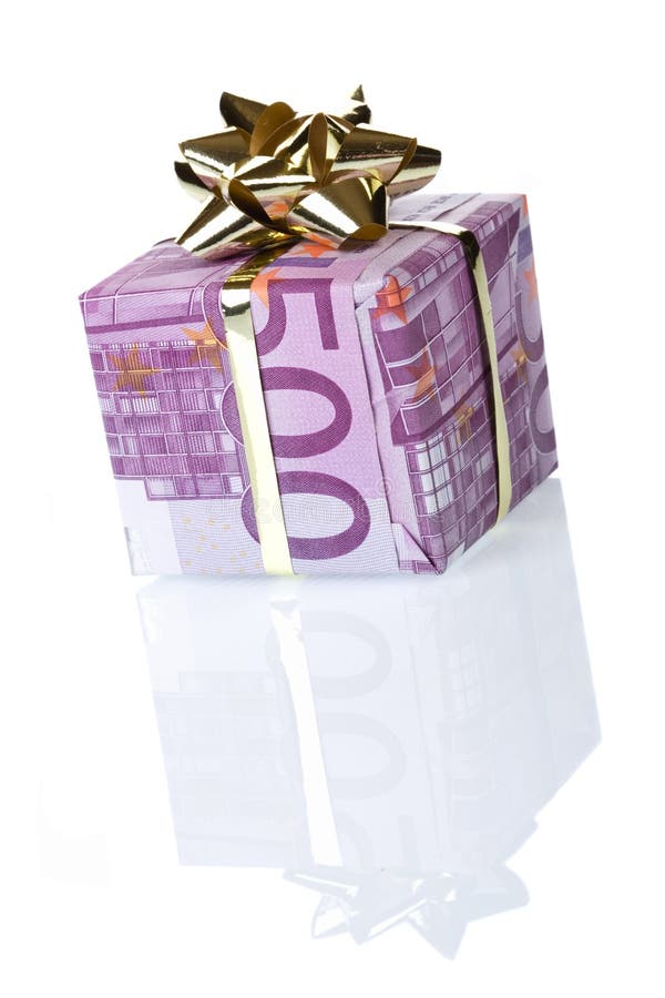 Geldgeschenkkasten Euro 500 stockbilder Geldgeschenkkasten Euro 500 stockbilder