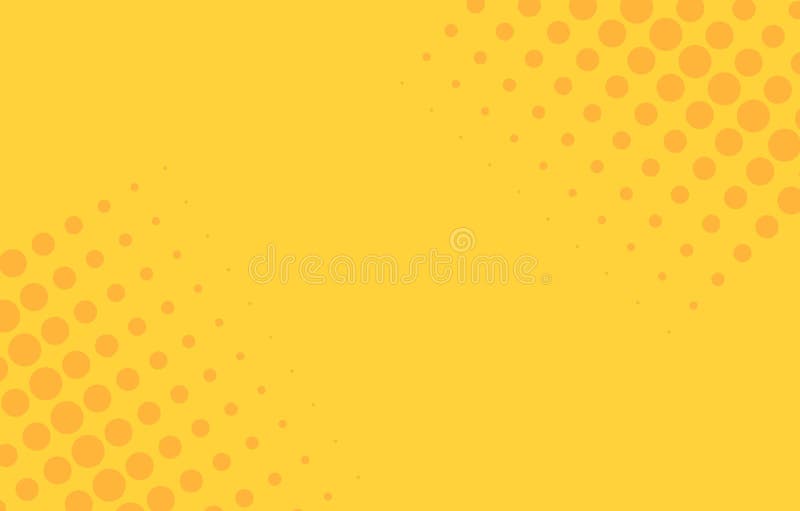 Gele oranje halftone achtergrond . digitale gradiënt . abstracte achtergrond met cirkelpuntpunten . gestippeld patroon .
