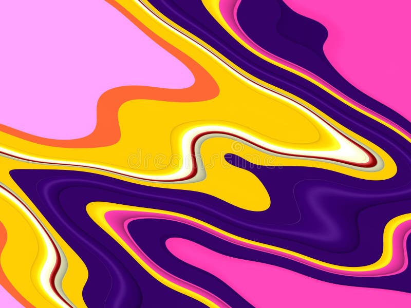 Gele roze blauwe vloeibare abstracte levendige achtergrond, abstracte textuur vector illustratie Gele roze blauwe vloeibare abstracte levendige achtergrond, abstracte textuur vector illustratie