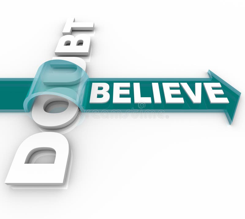 Geloofstriomfen over Twijfel - geloof in Succes