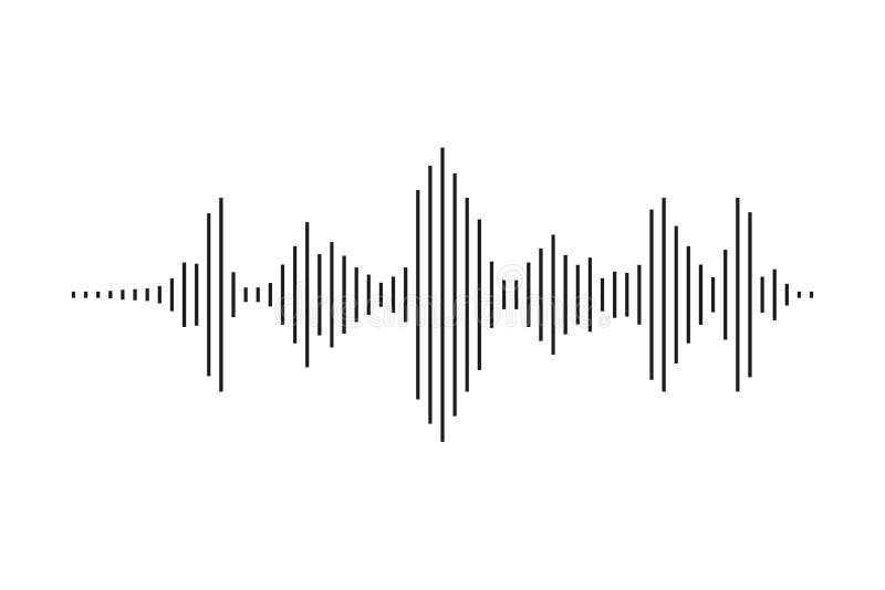Vector van geluidsgolven vector illustratie