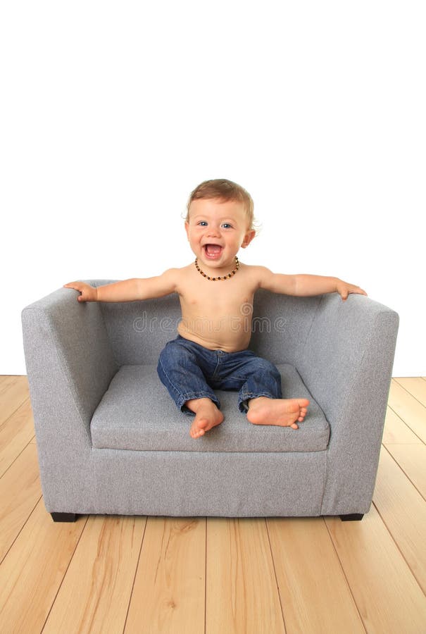 Gelukkige babyjongen stock foto's Gelukkige babyjongen stock foto's