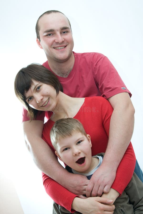 Gelukkige familie royalty-vrije stock foto Gelukkige familie royalty-vrije stock foto