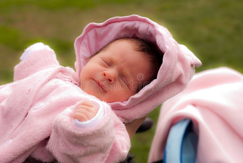 Gelukkige moeder met weinig baby royalty-vrije stock foto