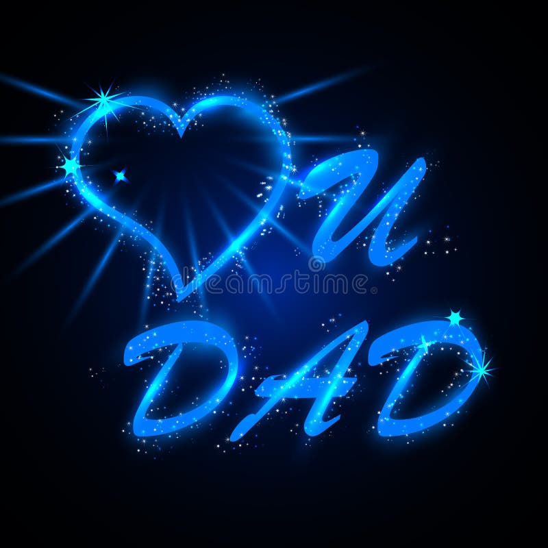 Fijne Vaderdag vector illustratie