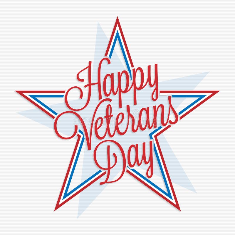 Gelukkige Veteranendag stock illustratie Gelukkige Veteranendag stock illustratie
