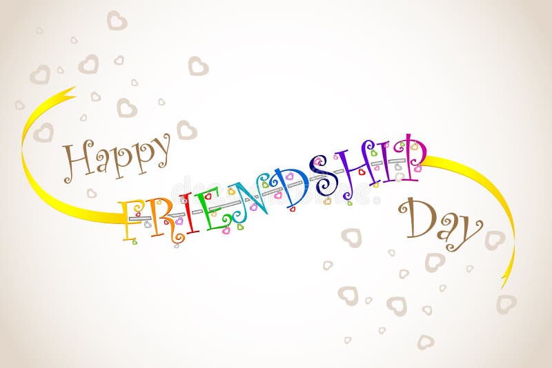Gelukkige Vriendschapsdag stock illustratie Gelukkige Vriendschapsdag stock illustratie