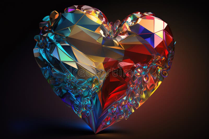 Gem Heart Stock Photos and Images - 123RF
