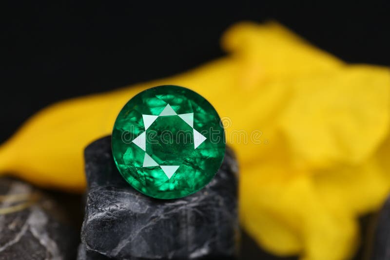 Gem Stone Beauty Shot Emerald Gemstone Stock Image Image of shot