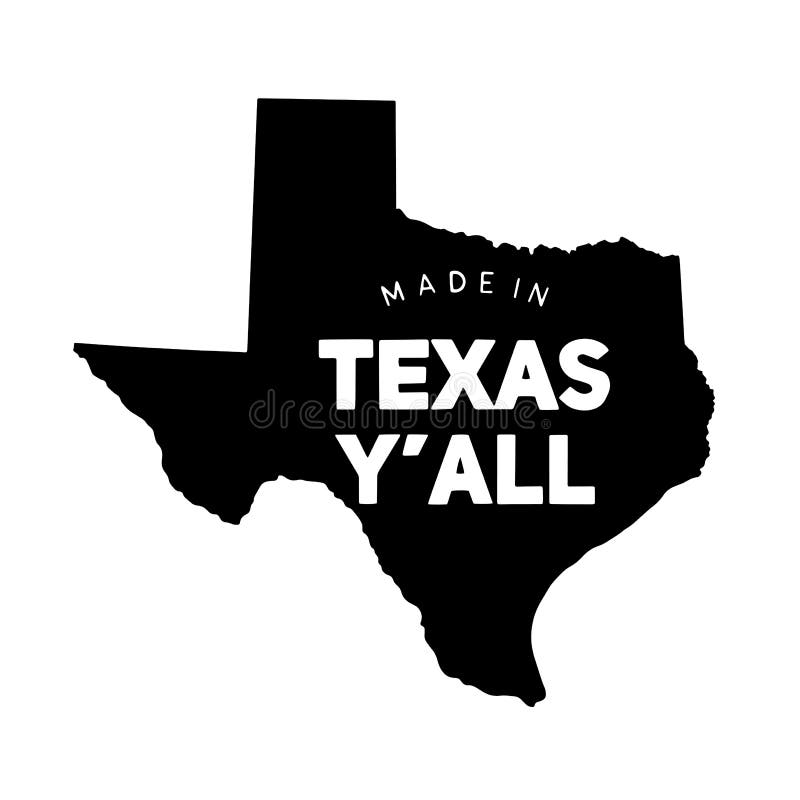 Gemaakt in de typografie van Texas op staat stock illustratie Gemaakt in de typografie van Texas op staat stock illustratie
