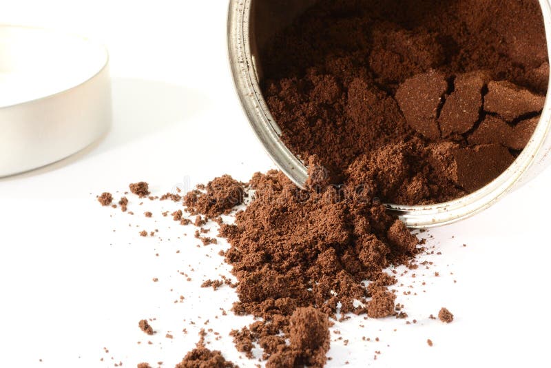 Gemahlener Kaffee stockbild Gemahlener Kaffee stockbild