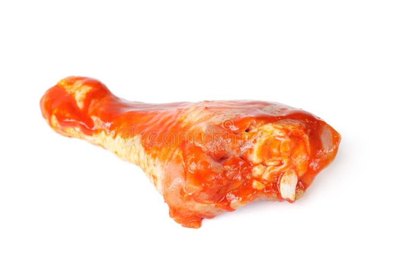 rechtbank atoom Middeleeuws Gemarineerde kip leg stock afbeelding. Image of voedsel - 54982819