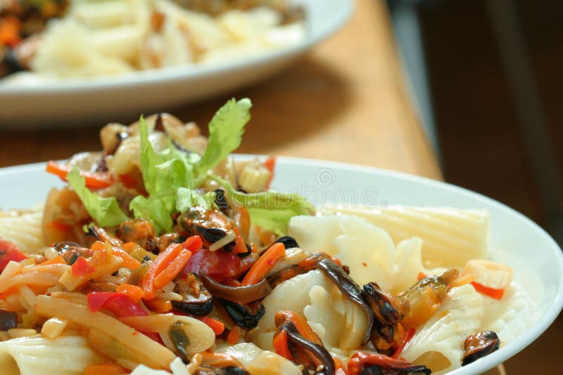 Gemengde pasta stock foto